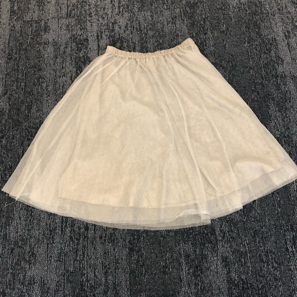 Grey Tulle Skirt